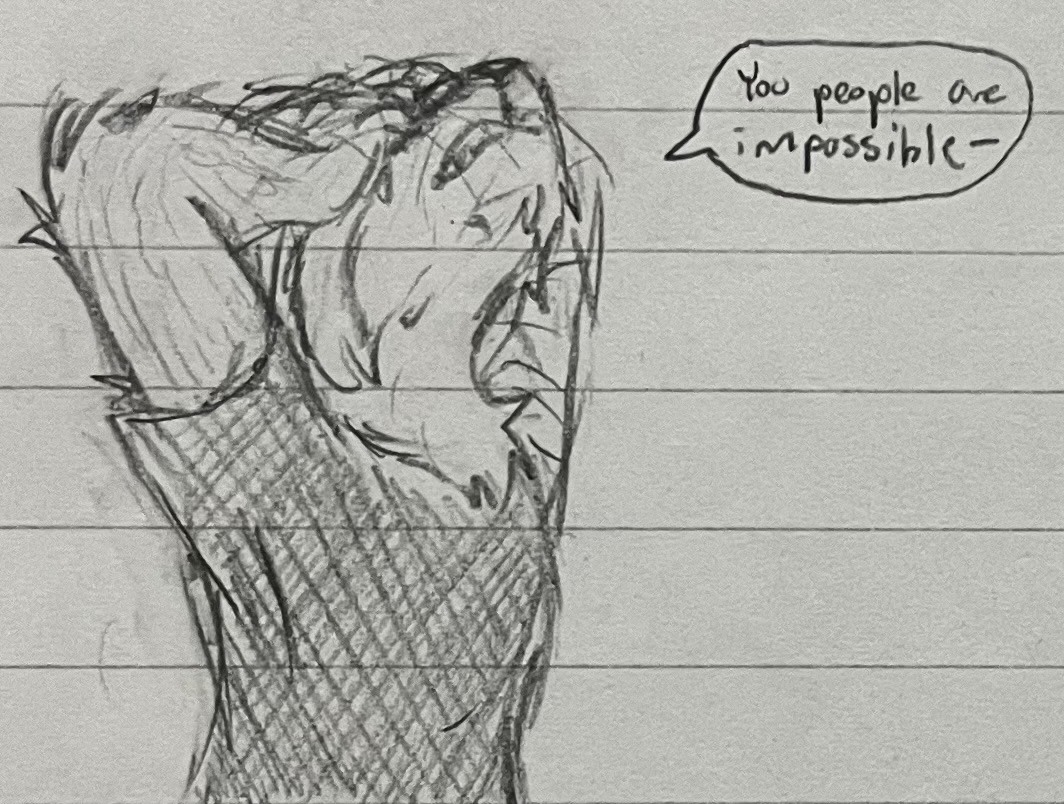 Bucky Barnes. These first few panels were technically drawn way earlier in the month (the 17th), but they're down here (the 30th) so you don't have to go through the whole month to find the last panel. It took me a while to figure out everyone's designs